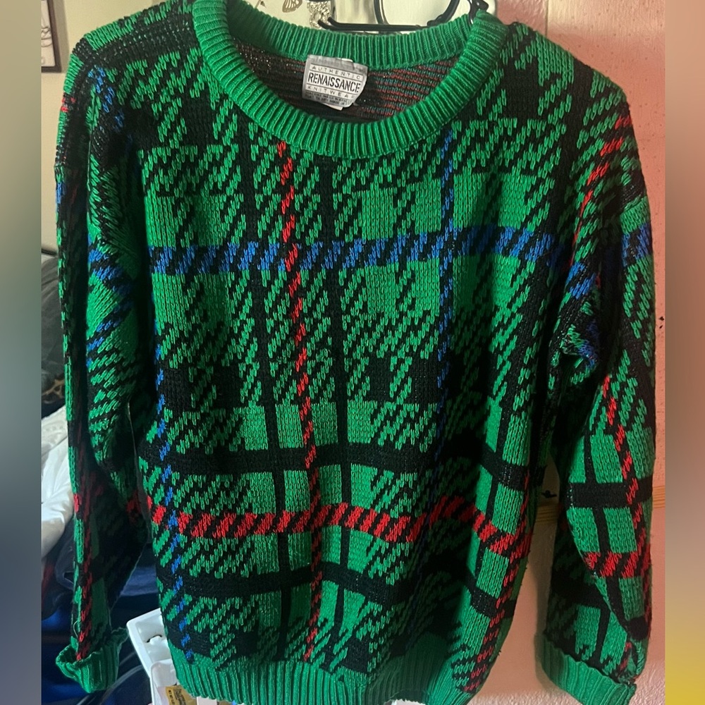 Vintage 80s Renaissance Knitwear Pullover Sweater